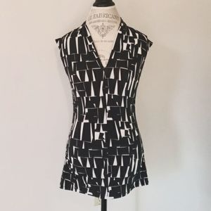 Vince Camuto Print Top